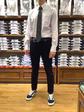 「ノーアイロン」｜BRICK HOUSE by Tokyo Shirts 大分アミュプラザ店さん（メンズ・172cm）の夏コーディネート