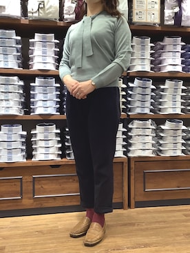 BRICK HOUSE by Tokyo Shirts 大分アミュプラザ店さん（レディース・160cm）の冬コーディネート