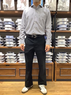 「ノーアイロン」｜BRICK HOUSE by Tokyo Shirts 大分アミュプラザ店さん（メンズ・168cm）の夏コーディネート