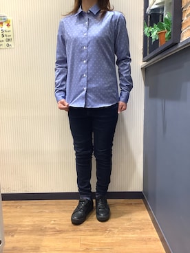 「オシャレ」｜BRICK HOUSE by Tokyo Shirts 大分アミュプラザ店さん（レディース・152cm）の冬コーディネート