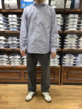 「アイテム（ポロシャツ）」を使った、BRICK HOUSE by Tokyo Shirts 大分アミュプラザ店さん（メンズ・169cm）の秋コーディネート