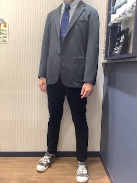 「長袖シャツ」｜BRICK HOUSE by Tokyo Shirts 大分アミュプラザ店さん（メンズ・172cm）の夏コーディネート