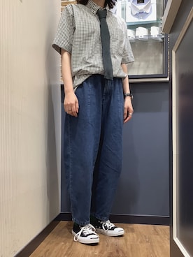 BRICK HOUSE by Tokyo Shirts 大分アミュプラザ店さん（レディース・160cm）の夏コーディネート