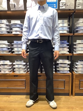 「ノーアイロン」｜BRICK HOUSE by Tokyo Shirts 大分アミュプラザ店さん（メンズ・168cm）の夏コーディネート