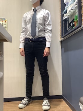 「出社コーデ」｜BRICK HOUSE by Tokyo Shirts 大分アミュプラザ店さん（メンズ・172cm）の春コーディネート