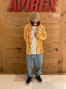 「テーパードデニム」｜TOMさん（メンズ・161cm）の夏コーディネート