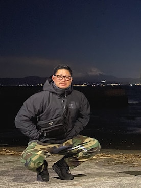 「ARC'TERYX（アークテリクス）のアイテム（ナイロンジャケット）」を使った、jinnyanさん（メンズ・182cm）の春コーディネート