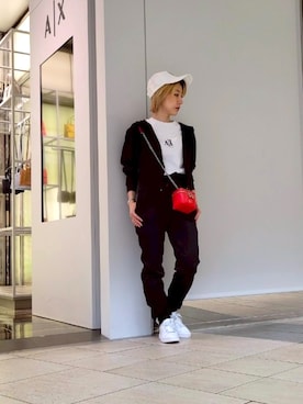 「armaniexchange」｜yk_naeさん（レディース・152cm）の夏コーディネート