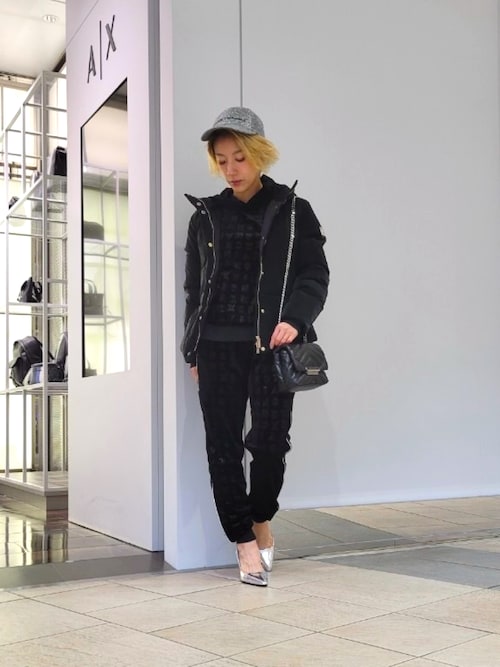 A|X アルマーニ エクスチェンジ】キルティング チェーンミニ