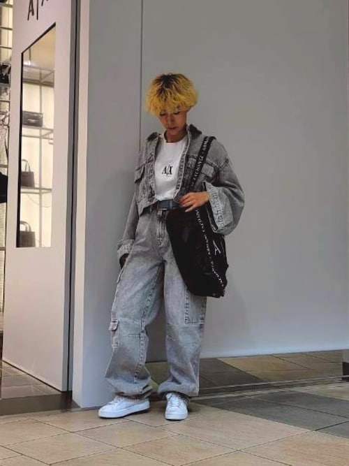 ARMANI Jeans ダブルジップ　ドライバーズ　オリーブ　イタリア製　XL ARMANI Jeans ダブルジップ ドライバーズ オリーブ イタリア製