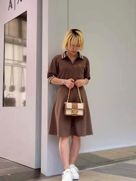 「ARMANI EXCHANGE（アルマーニエクスチェンジ）のアイテム」を使った、yk_naeさん（レディース・152cm）の春コーディネート