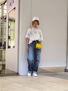 「armaniexchange」｜yk_naeさん（レディース・152cm）の夏コーディネート
