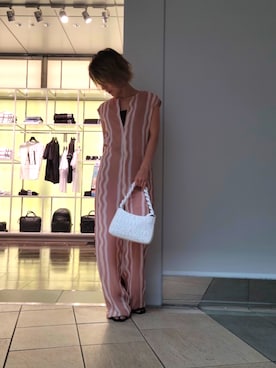 「ARMANI EXCHANGE（アルマーニエクスチェンジ）のアイテム（オールインワン・サロペット）」を使った、yk_naeさん（レディース・153cm）の夏コーディネート