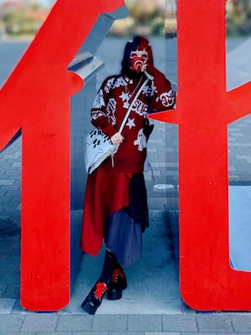 「アイテム（レッグウェア）」を使った、都さん（レディース・162cm）の秋コーディネート