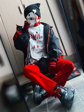 「REFLEM（レフレム）のアイテム」を使った、都さん（レディース・162cm）の冬コーディネート