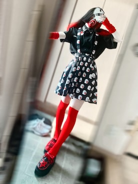「アイテム（マスク）」を使った、都さん（レディース・162cm）の夏コーディネート