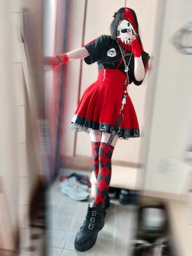 「レース」｜「アイテム（その他アウター）」を使った、都さん（レディース・162cm）の夏コーディネート