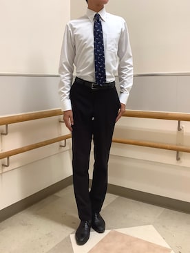 「アイテム（ネクタイ）」を使った、BRICK HOUSE by Tokyo Shirts 秋田イオンモール店さん（メンズ・184cm）の秋コーディネート