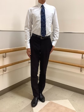 「アイテム（フォーマルスーツ/小物）」を使った、BRICK HOUSE by Tokyo Shirts 秋田イオンモール店さん（メンズ・184cm）の秋コーディネート