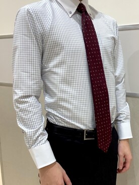 「抗菌防臭」｜BRICK HOUSE by Tokyo Shirts 秋田イオンモール店さん（メンズ・174cm）の春コーディネート