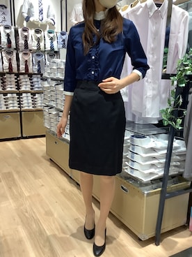 BRICK HOUSE by Tokyo Shirts 秋田イオンモール店さん（レディース・167cm）の春コーディネート