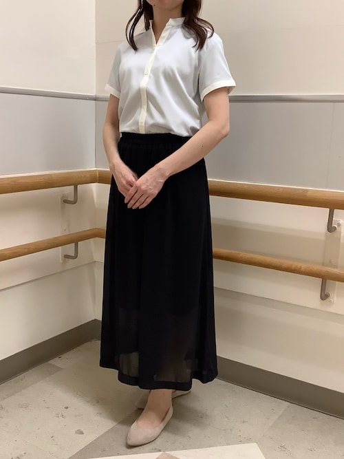【美品】半袖シャツ &スカート 楽天市場】シャツ レディース 大きい胸専用 ボタンがちゃんと