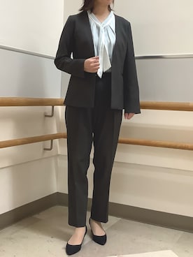 BRICK HOUSE by Tokyo Shirts 秋田イオンモール店さん（レディース・165cm）の冬コーディネート