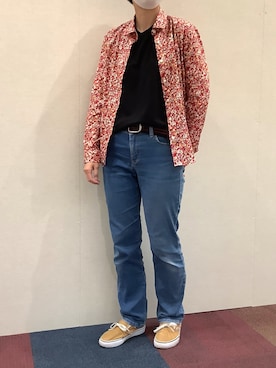 「ジーンズコーデ」｜「アイテム（チュニック）」を使った、BRICK HOUSE by Tokyo Shirts 秋田イオンモール店さん（レディース・162cm）の夏コーディネート