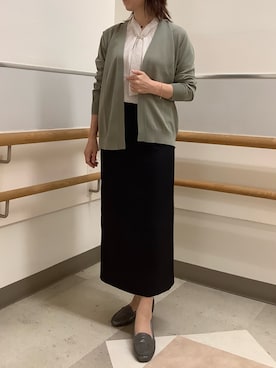 「ボウタイブラウス」｜BRICK HOUSE by Tokyo Shirts 秋田イオンモール店さん（レディース・165cm）の夏コーディネート