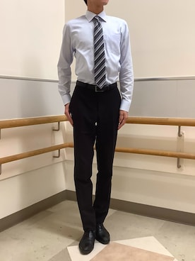 「アイテム（トップス）」を使った、BRICK HOUSE by Tokyo Shirts 秋田イオンモール店さん（メンズ・185cm）の冬コーディネート