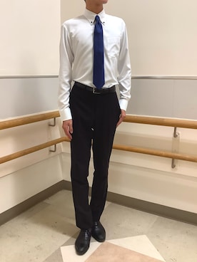 「アイテム（フォーマルスーツ/小物）」を使った、BRICK HOUSE by Tokyo Shirts 秋田イオンモール店さん（メンズ・184cm）の秋コーディネート