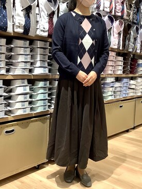 「BRICK HOUSE by TOKYO SHIRT」｜「アイテム（アンサンブル）」を使った、BRICK HOUSE by Tokyo Shirts 秋田イオンモール店さん（レディース・165cm）の冬コーディネート