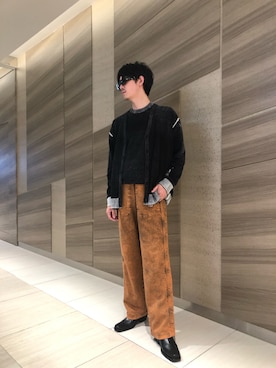 「DIESEL」｜「アイテム（ブーツ）」を使った、KAIさん（メンズ・178cm）の夏コーディネート