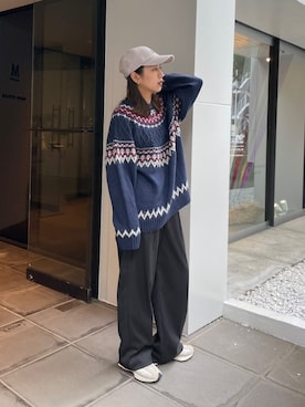 嶋津里美さん(レディース・161cm)の秋コーディネート