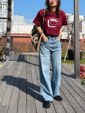 嶋津里美さん（レディース・161cm）の春コーディネート