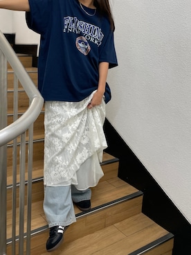 嶋津里美さん（レディース・161cm）の夏コーディネート