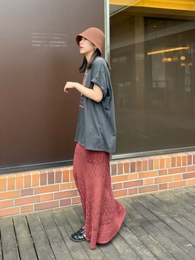 嶋津里美さん（レディース・161cm）の春コーディネート