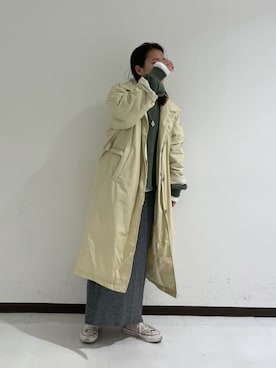 嶋津里美さん（レディース・161cm）の冬コーディネート