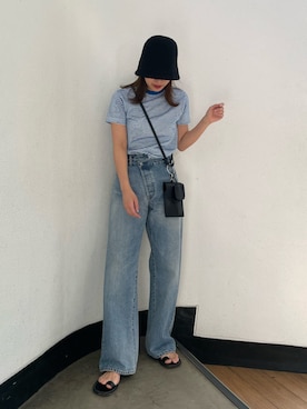 嶋津里美さん（レディース・161cm）の春コーディネート