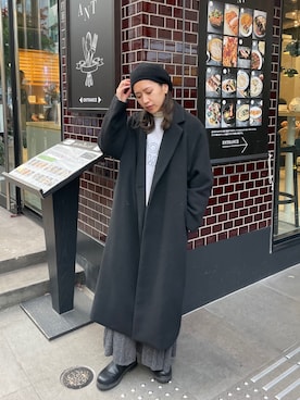 嶋津里美さん（レディース・161cm）の秋コーディネート