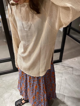 嶋津里美さん（レディース・161cm）の春コーディネート