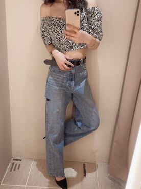 「GYDA（ジェイダ）のアイテム（ベルト）」を使った、yukinaさん（レディース・161cm）の春コーディネート