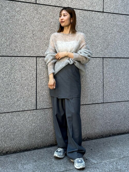 スカートセットタックパンツ（その他パンツ）｜Ungrid（アン