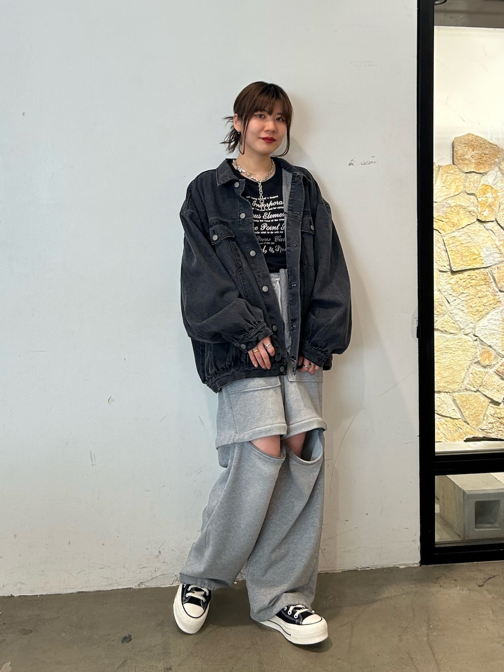 AKICA(jouetie)｜CONVERSEのスニーカーを使ったコーディネート