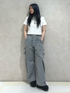 「ミッキー」｜AKICAさん（レディース・161cm）の夏コーディネート
