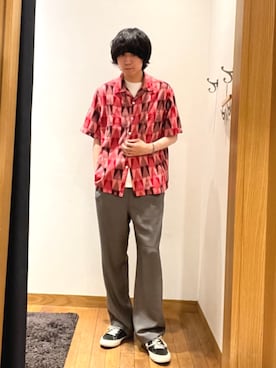 「SHIPS（シップス）のアイテム」を使った、阪口さん（メンズ・180cm）の夏コーディネート