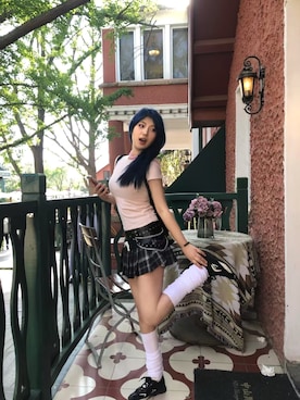 「大人可愛い」｜はるさん（レディース・163cm・20代）の夏コーディネート
