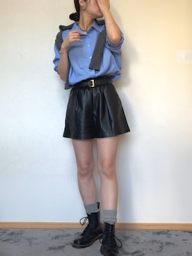 「アイテム（レッグウェア）」を使った、ratataさん（レディース・169cm）の秋コーディネート