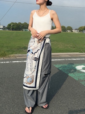 「アイテム（財布/小物）」を使った、ratataさん（レディース・169cm）の夏コーディネート