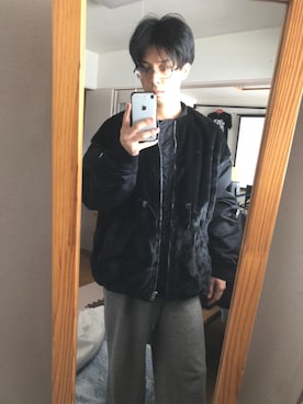 「アイテム（スウェットパンツ）」を使った、Shintaさん（メンズ・169cm）の夏コーディネート
